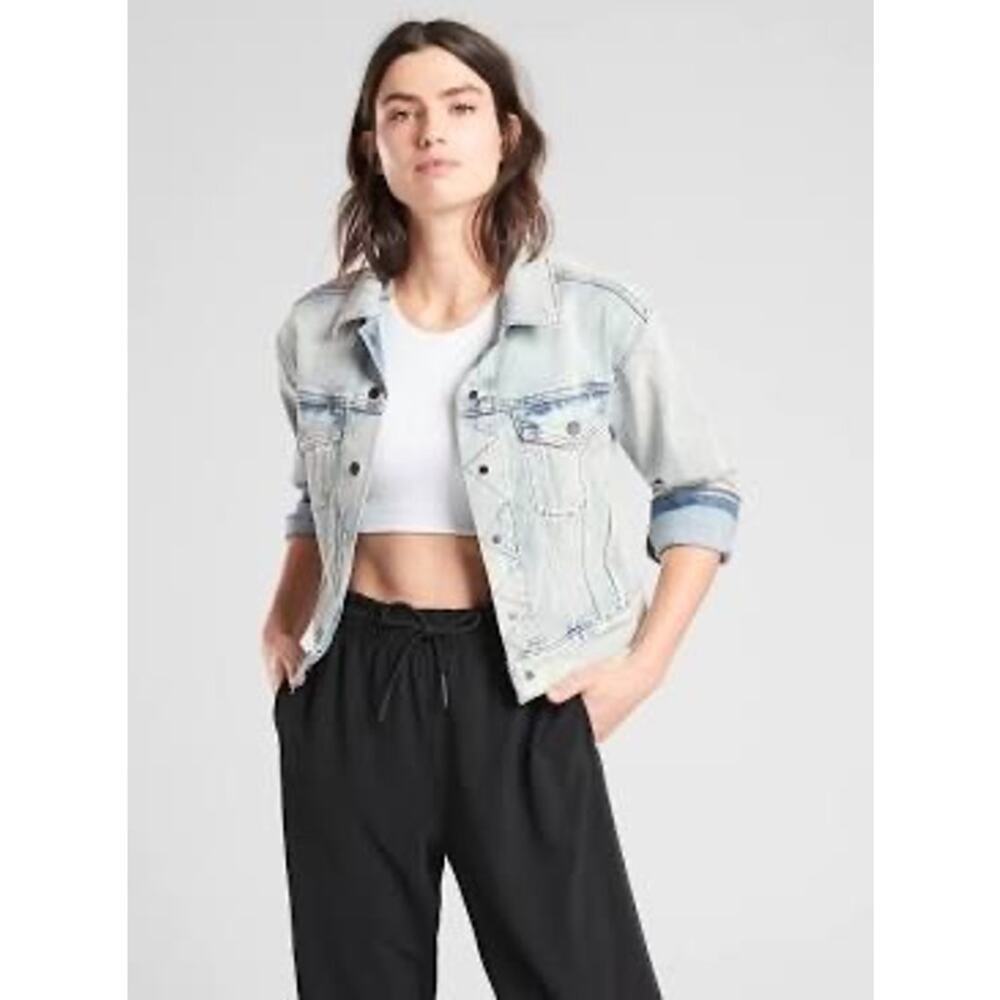 Athleta Double Time Denim Jacket - image 1